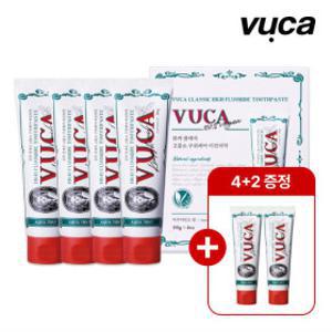 (4+2최종가9950원) VU.CA 고불소 치약 미백 칫솔 구취케어 어린이 치약 모음