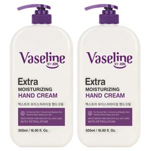 바세린 대용량 고보습 핸드크림 핸드로션 500ml 2개