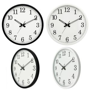 바이텐플러스 무소음 벽시계 사무실 교실 강당 행정실 거실 벽걸이 인테리어 판촉물 인쇄가능 원형 40cm