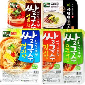 백제 쌀국수 멸치4개+김치4개+육개장4개+얼큰4개+파곰탕4개