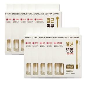 풍성 국산 멸균면봉 이태리 유기농 순면 30개입 x 10개