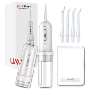 리아보 퓨어스텐 휴대용 무선 구강세정기 물치실 치아 칫솔 (팁케이스 사은품 증정)