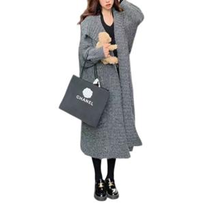 여성 루즈핏 니트 여리 롱 가디건