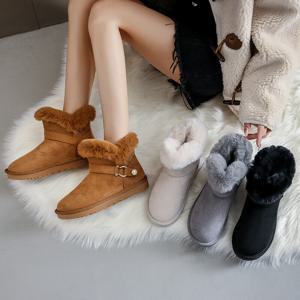 초 대박 겨울 여성 방한 스노우부츠+면신발 털안감 더블 보온 방수 미끄럼방지 스타일리슈