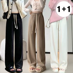 1+1 안감 기모용 코듀로이 밴딩 팬츠 골덴 트레이닝바지 (3color)