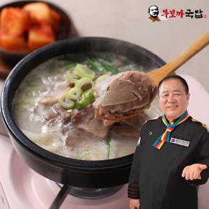 1+1+1 한식명장 국내산 고기듬뿍 무보까국밥 돼지국밥 600g x 3팩 한우 한돈 한우사골 한돈사태