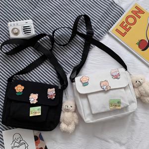 미니 앞포켓 캔버스 크로스백 미니백 숄더백 (2개이상 추가할인)