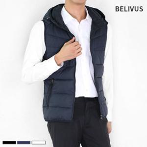 (현대Hmall)빌리버스 남자 경량 조끼 WS086 가벼운 패딩 후드 베스트
