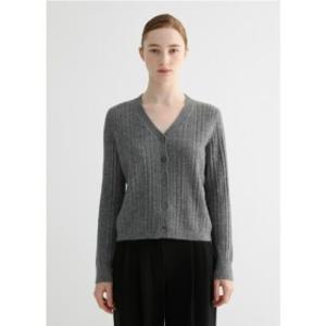 쉬즈미스 울 혼방 글리터 브이넥 니트 가디건 (SSKCDO41070)