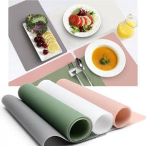 국산 실리콘 사각 무지 미끄럼방지 식탁매트 커버/식탁/테이블/매트/깔개/식탁보/식판/받침/메트/패드/개인