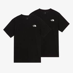 남성 더블업 EX 반팔 티셔츠 NT7UR37B_BLK