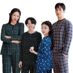 (12%+20%쿠폰) 모스트맘 국민잠옷 피치기모 세트/피치기모 원피스/긴팔파자마/커플잠옷/주니어잠옷