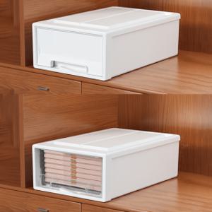 옷장 투명 서랍형 슬라이딩 리빙박스 펜트리 옷 수납 정리함 수납함 플라스틱 서랍 소품 E113