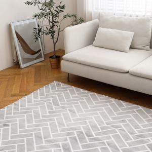 북유럽 극세사 러그 더블 헤링본 카페트 4size 소형부터 왕특대형까지