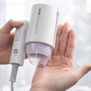 전채널 최저가/빅세일) 유닉스 미니 드라이기 접이식 휴대용 초경량 여행용 헤어 800W +퍼플 파우치 증정