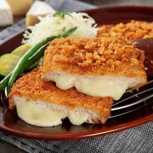 바삭돈 튀겨나온 통등심 돈까스 7팩+치즈돈까스3팩 (각140g) / 두꺼운 수제 돈카츠 생과일 소스 미포함