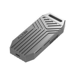 넥스트유 썬더볼트4 외장SSD케이스 USB4 40G M.2 NVME 2280 냉각쿨러 통알루미늄 툴리스 외장하드케이스