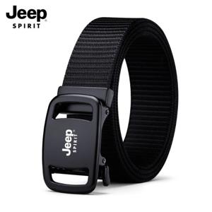 JEEP SPIRIT 가벼운 남성 자동 버클 캐주얼 나일론 벨트