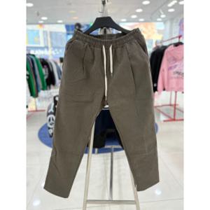 더블제이디 기모피치 면 원턱 팬츠 카키JDSN0180B01