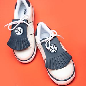 몬스터 태슬 스니커즈 여성 골프화 스파이크리스