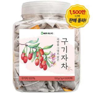구기자차 100티백 1500만 티백 판매 돌파 친환경 필터