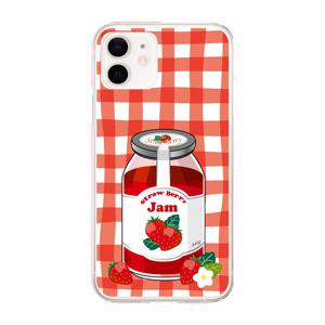 귀여운 갤럭시 아이폰 투명 젤리케이스 달콤한 딸기잼 유리병 디자인 / 핸드폰케이스 17 16 S25 S24 노트20