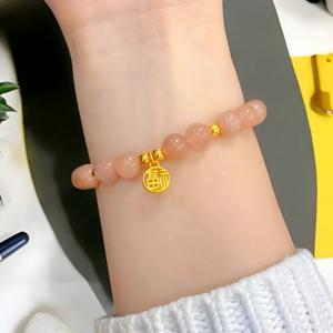 복코인 원석팔찌 8mm 행운팔찌 재물운 금전운