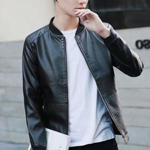 남자 라이더자켓 블랙 가죽자켓 오버핏 겨울 점퍼
