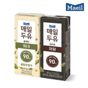 매일두유 99.9 190ml 24팩+검은콩 두유 190ml 24팩