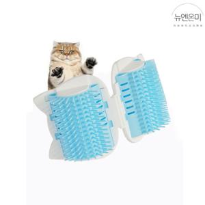 뉴엔온미 고양이 셀프 브러쉬 고양이빗 털관리 엉킨털제거 PE313