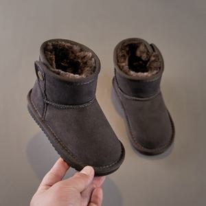 키즈 겨울 털부츠 방한 기모안감 숏부츠 귀여운 미니 패딩부츠 아동 신발