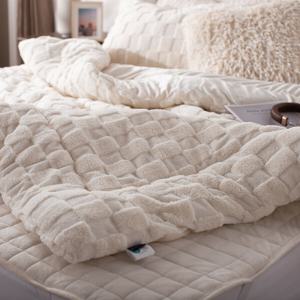 니트 극세사 차렵이불+베개커버 세트/시즌오프 오코텍스인증/KC인증