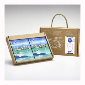 미니1호 세트 (오리지널 2개 올리브 2개) 훈제굴 통조림 선물 세트 굴 명절 고급 델리씨