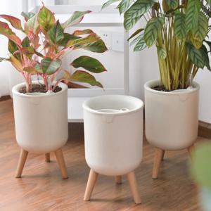 플라스틱 저면관수 화분 거실 인테리어  홈가드닝 급수 화분