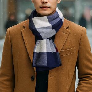 남성 캐시미어 목도리 머플러 털목도리 워머 추천 선물용 선물박스증정