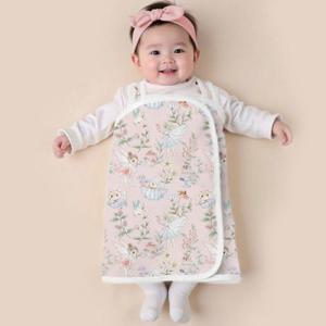 모로반사 방지 순면 아기 조끼형 슬리핑백 배싸개(0세-3세)