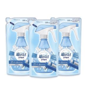 페브리즈 섬유탈취제 강력탈취 상쾌한 향 리필/320ml 3개