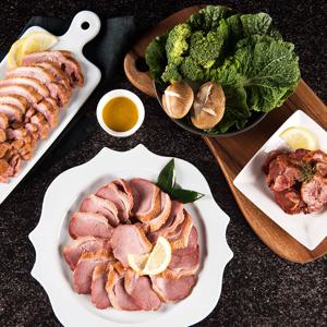 유황 먹인 오리 훈제 슬라이스300g 4팩