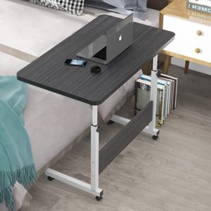 높이조절 사이드테이블 이동식 원목 침대 쇼파 책상 테이블