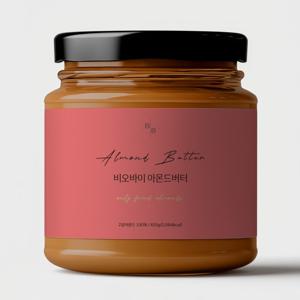 비오바이 무가당 아몬드버터 스프레드 450g 넌페럴 고급품종