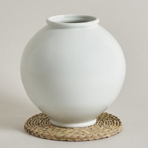 박수재 작가 도담 달항아리 대 3호 화병 27cm 오브제 도자기 백자