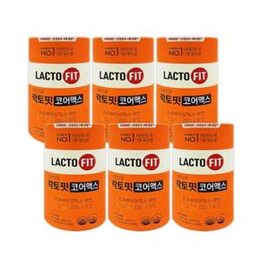 종근당 락토핏 코어맥스 60포 x 6통 12개월분 생유산균 프로바이오틱스 코어 업그레이트 보장균 증가