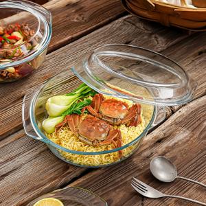 고품질 안심 내열 유리찜기 오븐/전자레인지사용 (4size)