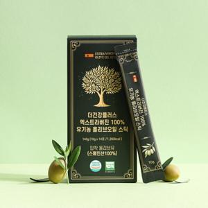 더건강플러스 스페인산 저온압착 유기농 올리브오일 스틱 1박스 무료배송