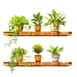 창문 주방 욕실 포인트 시트지 인테리어 데코 식물 스티커 진짜같은 감성 포인트시트지+사은품