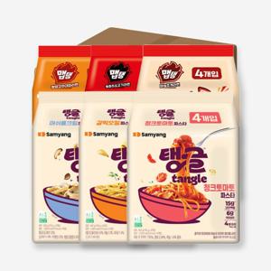 삼양 봉지 라면 멀티 총6팩 탱글 파스타 3종 + 맵탱 라면 3종