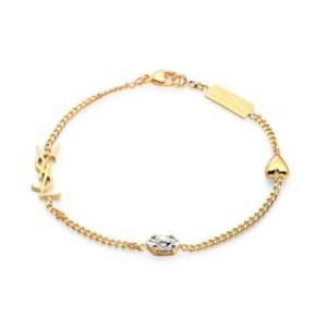 생로랑 701950 Y1526 9137 카산드라 모노그램 오피움 하트 참 팔찌