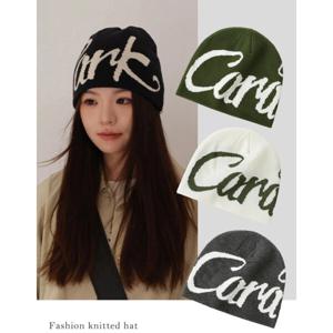 패션 CARA 로고 비니 스트릿 롱 숏 비니 와치캡 겨울 모자 (2장이상 추가할인)