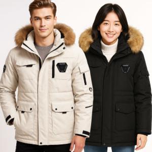 INEXO 남여 가을겨울 덕다운 후드 패딩 점퍼 가성비 오리털 점퍼 발수 보온 방풍 회사단체 남여 따뜻한 패딩