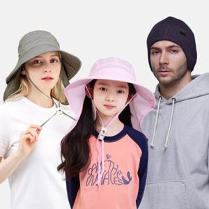 (썬글레이드/베이비반즈 한정특가)아동 성인 UV 썬햇 플랩캡 및 겨울상품 모음전